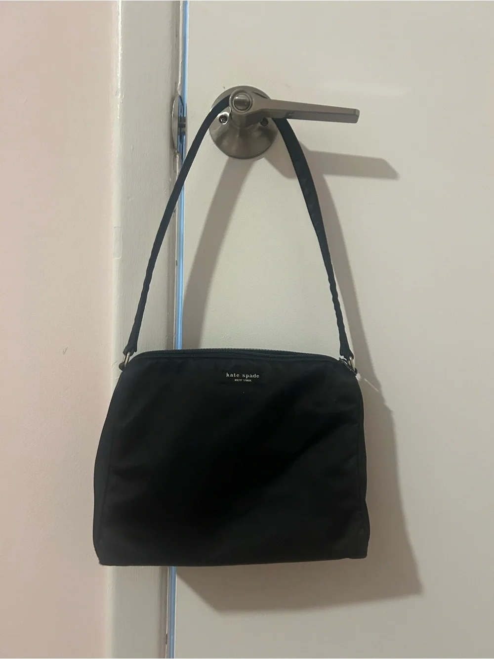 kate spade Black Nylon Shoulder Tote